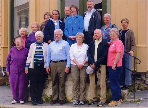 Group photo at Maihaugen in Lillehamar, Norway