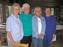 Vicki, Ruth, Tordis, & Ginny 